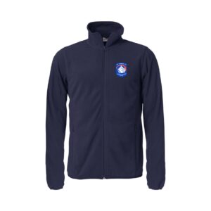 Basic Micro Fleece Jacket / Navy / Brodering